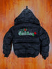 CashFlowLDN Black Furred Puffer